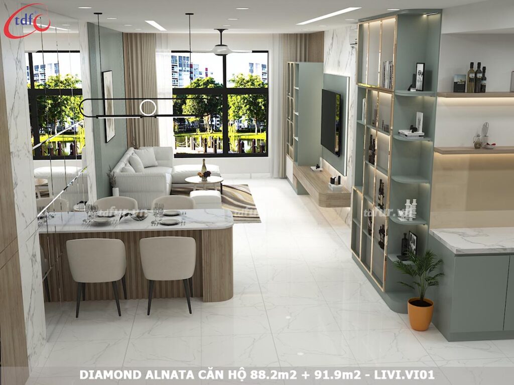 ĂN HỘ 88.2m2 + 91.9m2 - B3 + B3b