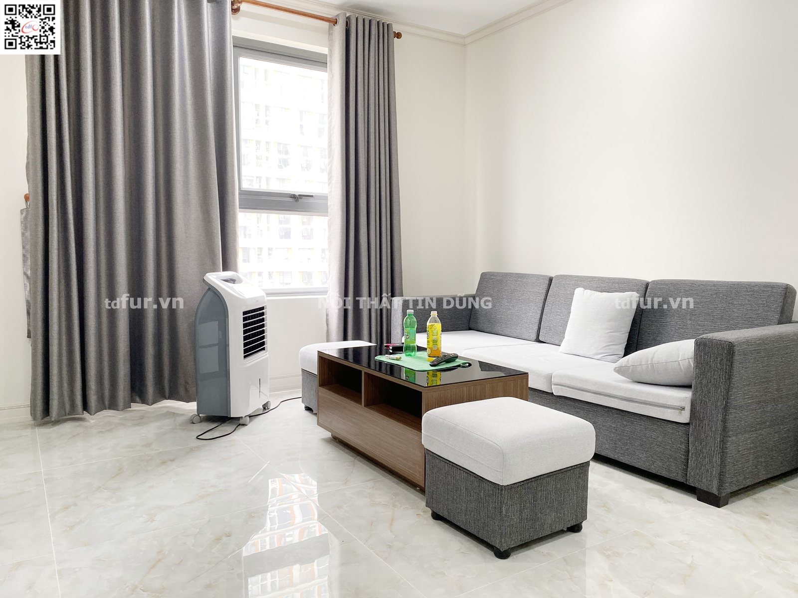 Homyland Riverside – Sofa xám hiện đại