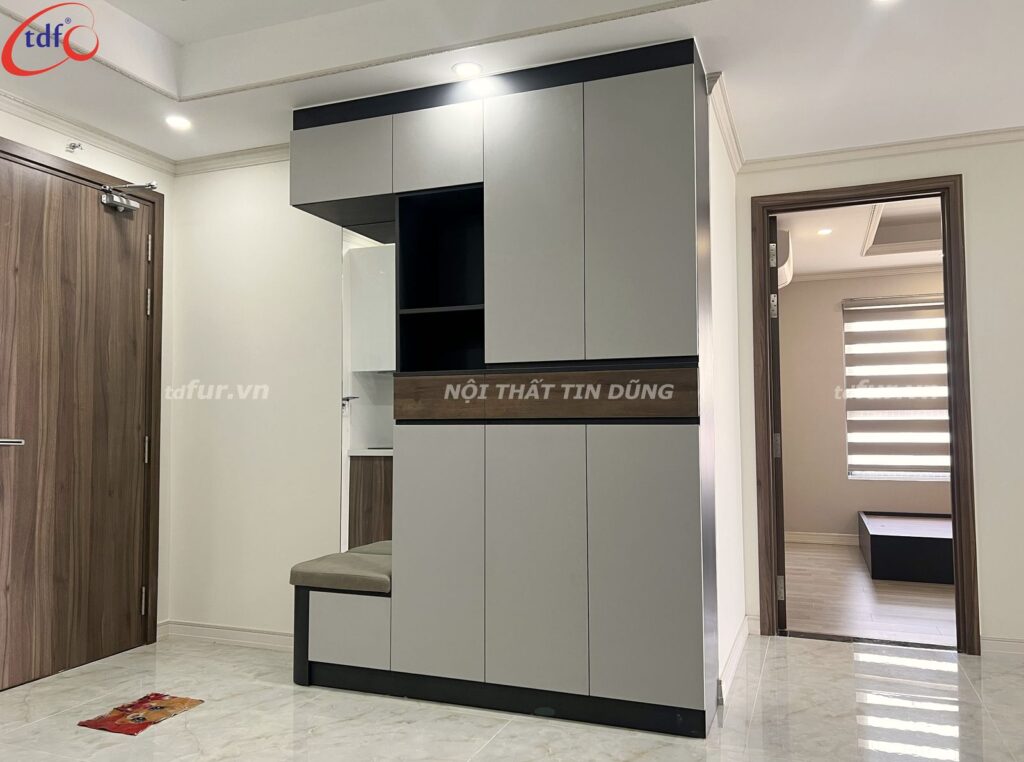 Homyland Riverside – Đá vân mây và tủ trắng đen