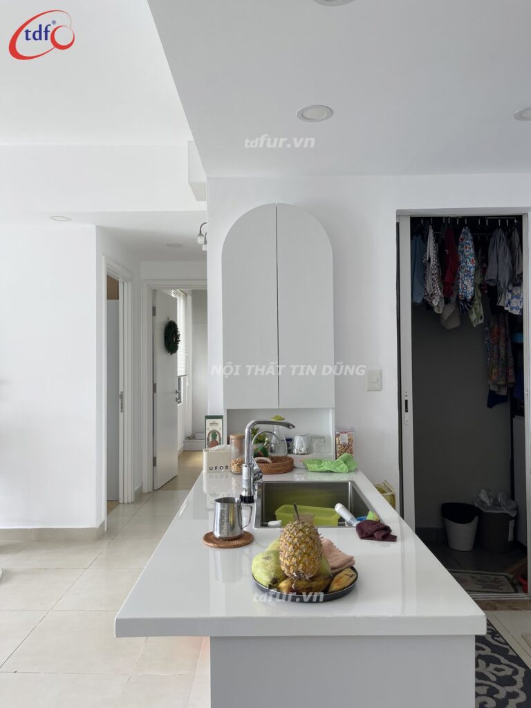 Masteri Thảo Điền – Trắng tinh và tủ cửa vòm