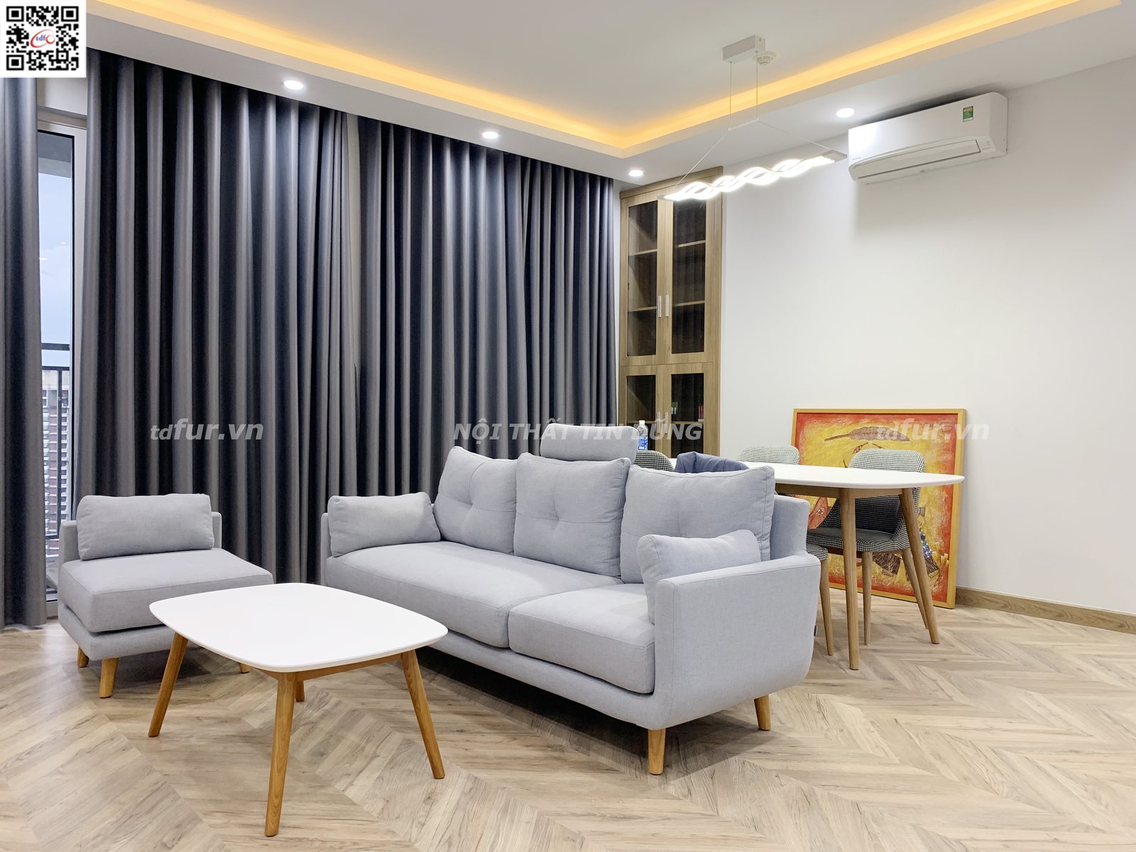 Sunrise Riverside – Hiện đại tông xám