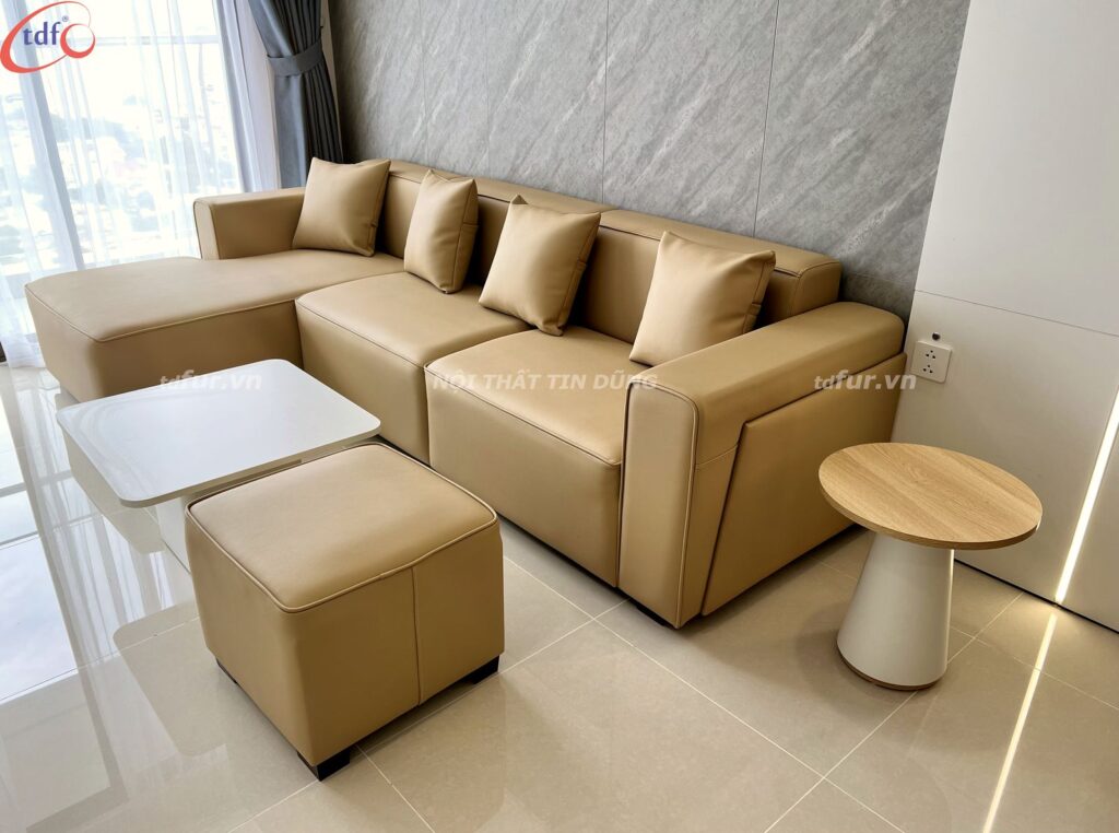 Vũng Tàu Centre Point – Gỗ sồi ấm và bàn ăn dài